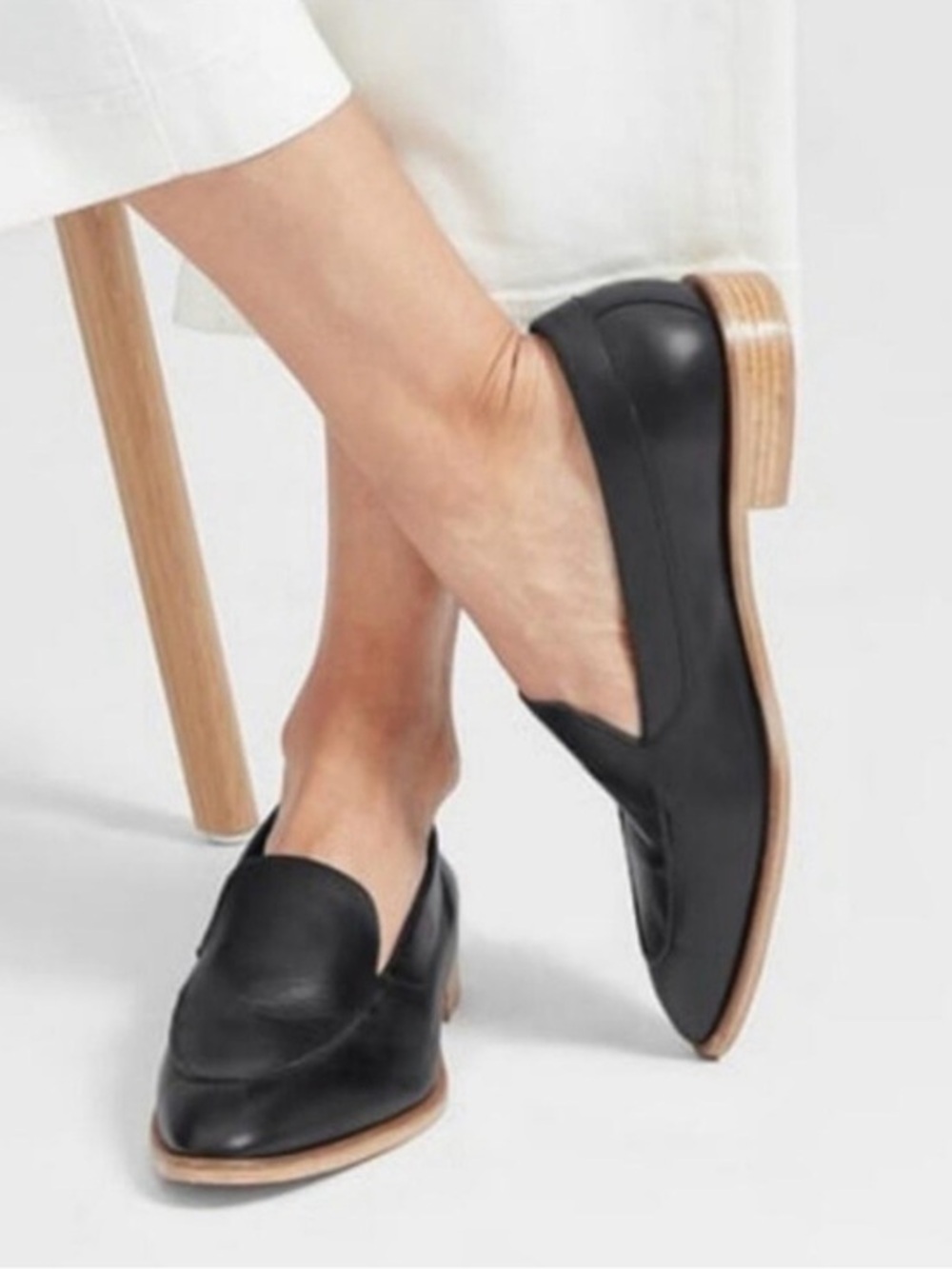 Everlane The Modern Loafer Italian Leather Black Women’s Size 6.5